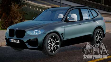 BMW X3 2021 Euro Plaque pour GTA San Andreas