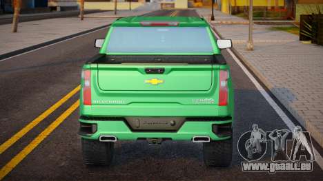 Chevrolet Silverado High Country 2022 Green pour GTA San Andreas