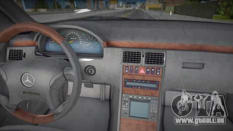 Mercedes Benz W210 E55 96 Interior - Original Bl pour GTA San Andreas