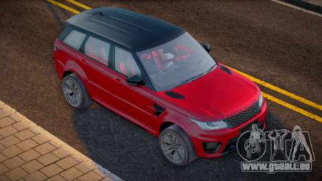 Land Rover Range Rover Sport SVR Red pour GTA San Andreas