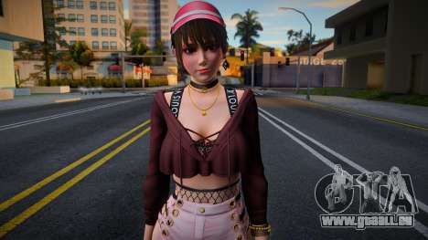 DOAXVV Nanami - Gal Outfit (Rollable Hoodie) LV für GTA San Andreas