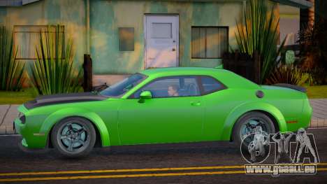 Dodge Challenger SRT Demon 2018 Cherkes pour GTA San Andreas