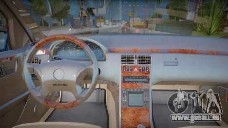 Mercedes Benz W210 E55 96 Interior - Light Beige pour GTA San Andreas