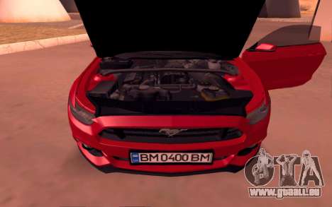 Ford Mustang 2.0 2016 pour GTA San Andreas