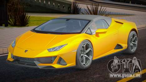 Lamborghini Huracan EVO Spyder Ukr Plate für GTA San Andreas