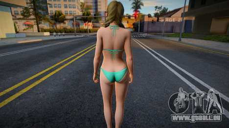 Monica in a green swimsuit pour GTA San Andreas