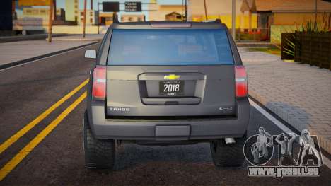 Chevrolet Tahoe 2018 Metalic pour GTA San Andreas