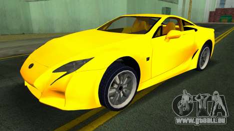 Lexus LF-A Concept Custom für GTA Vice City