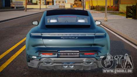 Porsche Taycan Turbo S 2021 Euro Plaque pour GTA San Andreas