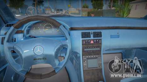 Mercedes Benz W210 E55 96 Interior - Aquamarine pour GTA San Andreas