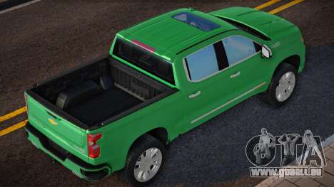 Chevrolet Silverado High Country 2022 Green pour GTA San Andreas