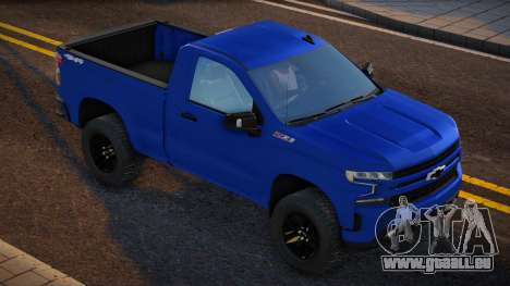 Chevrolet Silverado RST Single Cab 2021 BLUE pour GTA San Andreas