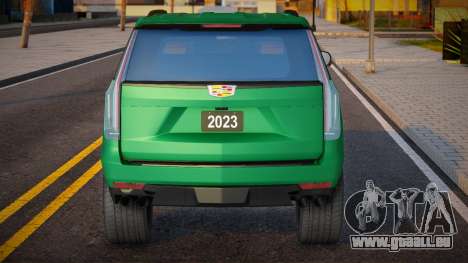 Cadillac Escalade Sport 2023 Green pour GTA San Andreas