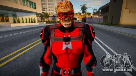 Deadpool Without Mask v1 für GTA San Andreas