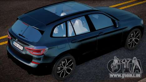 BMW X3 2021 Euro Plaque pour GTA San Andreas