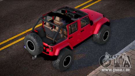 Jeep Wrangler 2012 Rubicon Ukr Plate für GTA San Andreas