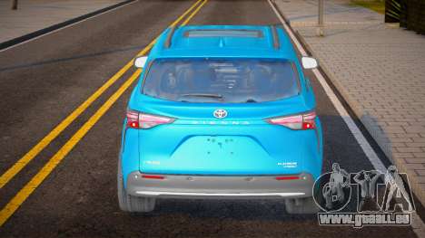Toyota Sienna 2023 für GTA San Andreas