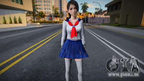 Skin Chica Realista Con Uniforme De Colegio Japo für GTA San Andreas