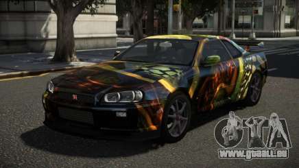 Nissan Skyline R34 XR-Z S10 für GTA 4