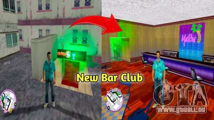 Nouveau mod de carte Bar Club pour GTA Vice City