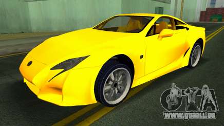 Lexus LF-A Concept Custom pour GTA Vice City