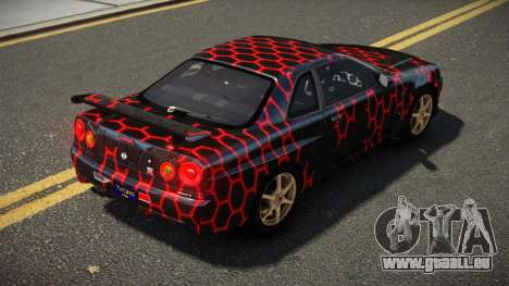 Nissan Skyline R34 UnE V-Spec S5 pour GTA 4