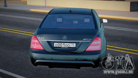 Mercedes-Benz S65 AMG W221 Black pour GTA San Andreas