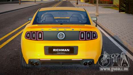 Ford Mustang Shelby GT500 Richman für GTA San Andreas