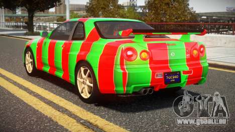 Nissan Skyline R34 UnE V-Spec S11 für GTA 4