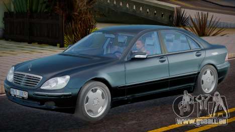 Mercedes-Benz s600 w220 Black pour GTA San Andreas