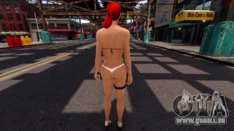 FMP Bikini Blue And Red Hair Skin v1 für GTA 4