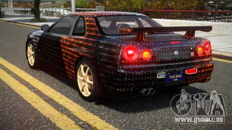 Nissan Skyline R34 UnE V-Spec S7 pour GTA 4