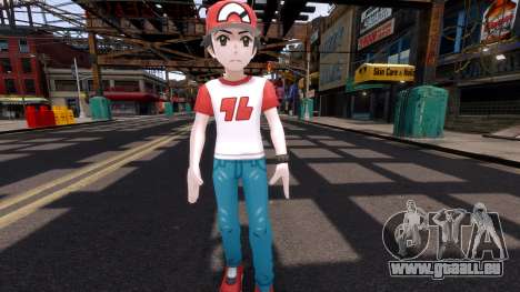 Pokémon Dresseur Rouge (Sun Moon) pour GTA 4