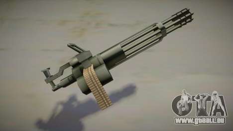 Military olive minigun v2 für GTA San Andreas