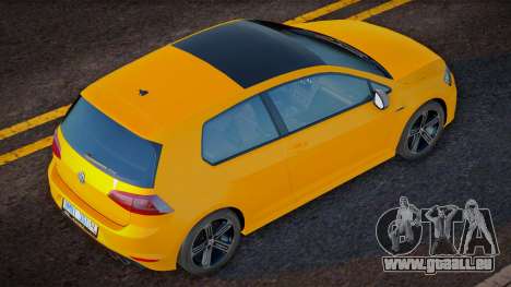 Volkswagen Golf R Yellow für GTA San Andreas