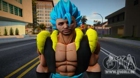 Gogeta realista fusión jugador de GTA 5 für GTA San Andreas