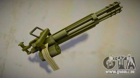 Retextured minigun v1 für GTA San Andreas