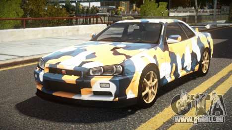 Nissan Skyline R34 UnE V-Spec S10 pour GTA 4