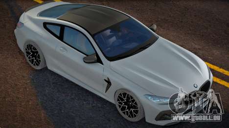 BMW M8 Competition Silver pour GTA San Andreas