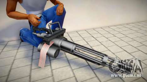 Totally black minigun v2 pour GTA San Andreas