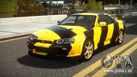 Nissan Skyline R34 UnE V-Spec S6 pour GTA 4