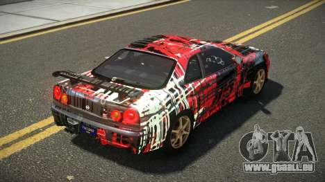 Nissan Skyline R34 UnE V-Spec S12 für GTA 4