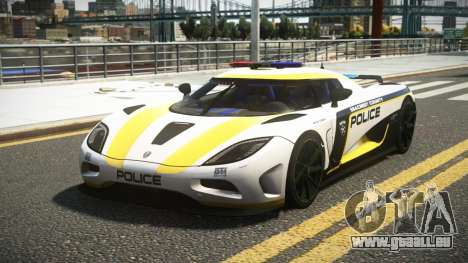 Koenigsegg Agera SC Police für GTA 4