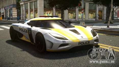 Koenigsegg Agera SC Police pour GTA 4