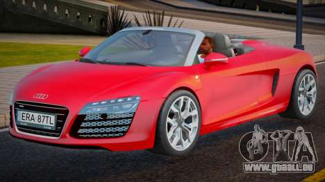 Audi R8 Cabriolet Plate für GTA San Andreas