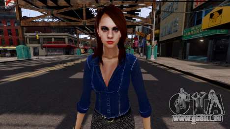 Jill Valentine Secretary Mod (Ped) pour GTA 4