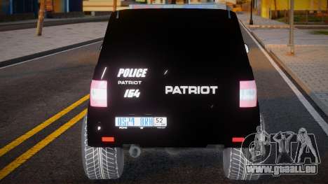UAZ Patriot American Police pour GTA San Andreas