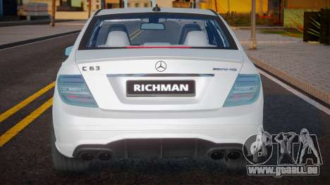 Mercedes-Benz C63 AMG W204 Rich pour GTA San Andreas