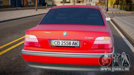 BMW 730 E38 UKR Plate für GTA San Andreas