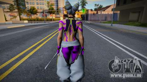 SKIN DE Juri con traje blanco y lila de Street F für GTA San Andreas